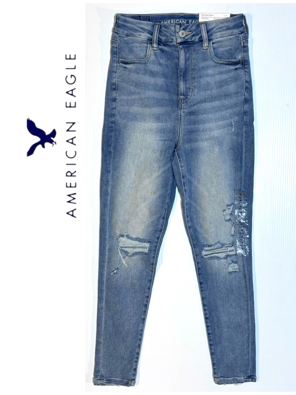 NWT AE Curvy Highest Rise Jegging Jeans 4S / 4 Short
